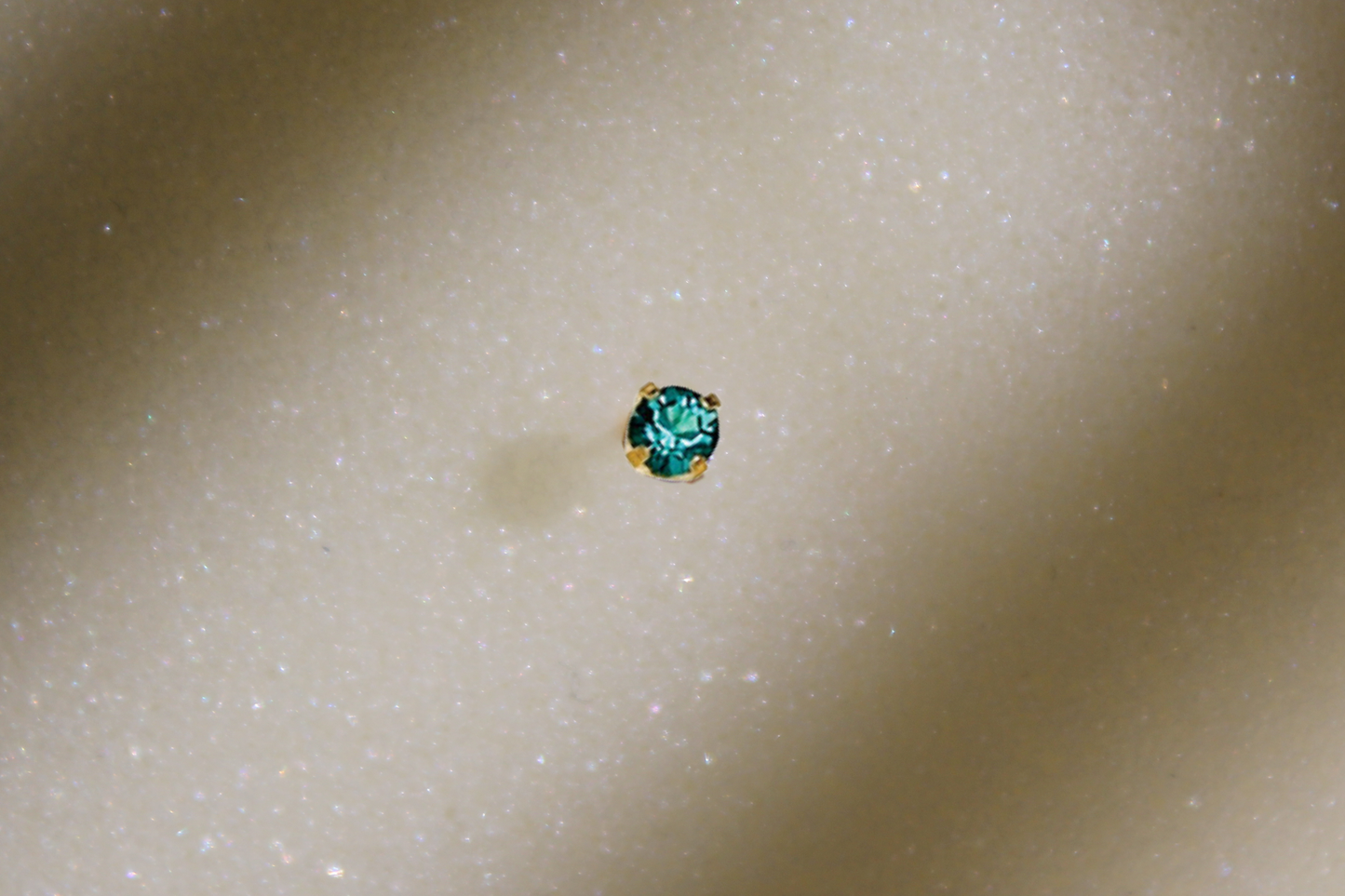 3mm Birthstone 24K Gold-Plated Earring Set