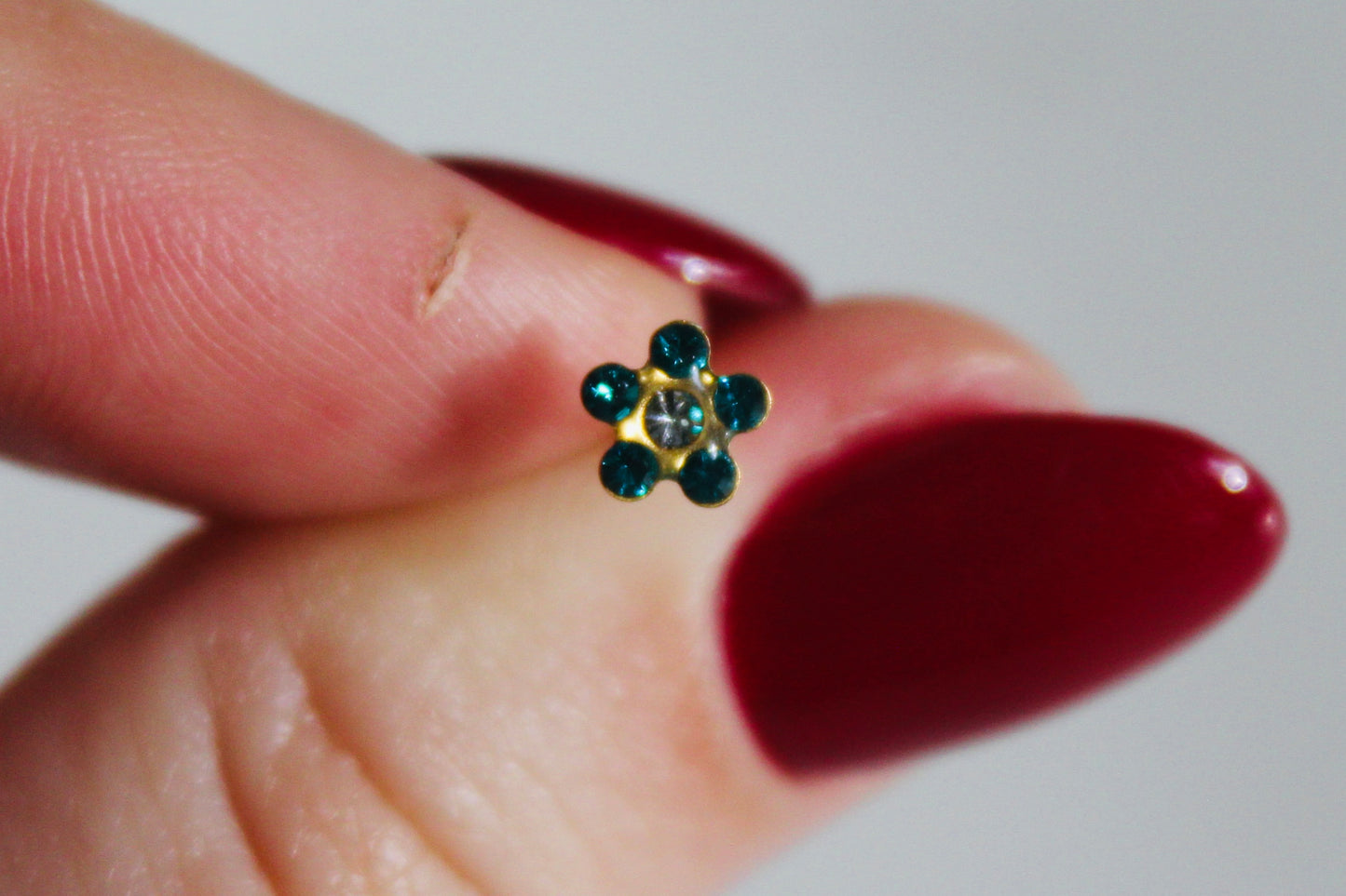 Crystal Zircon Daisy Flower 24K Gold-Plated Earring Set
