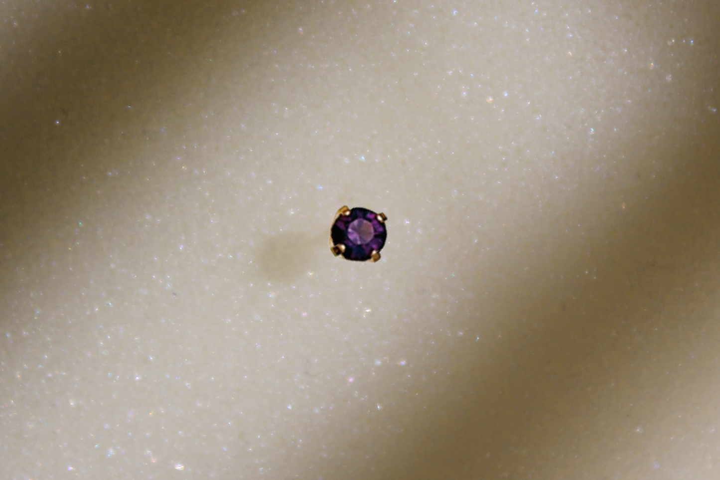 3mm Birthstone 24K Gold-Plated Earring Set