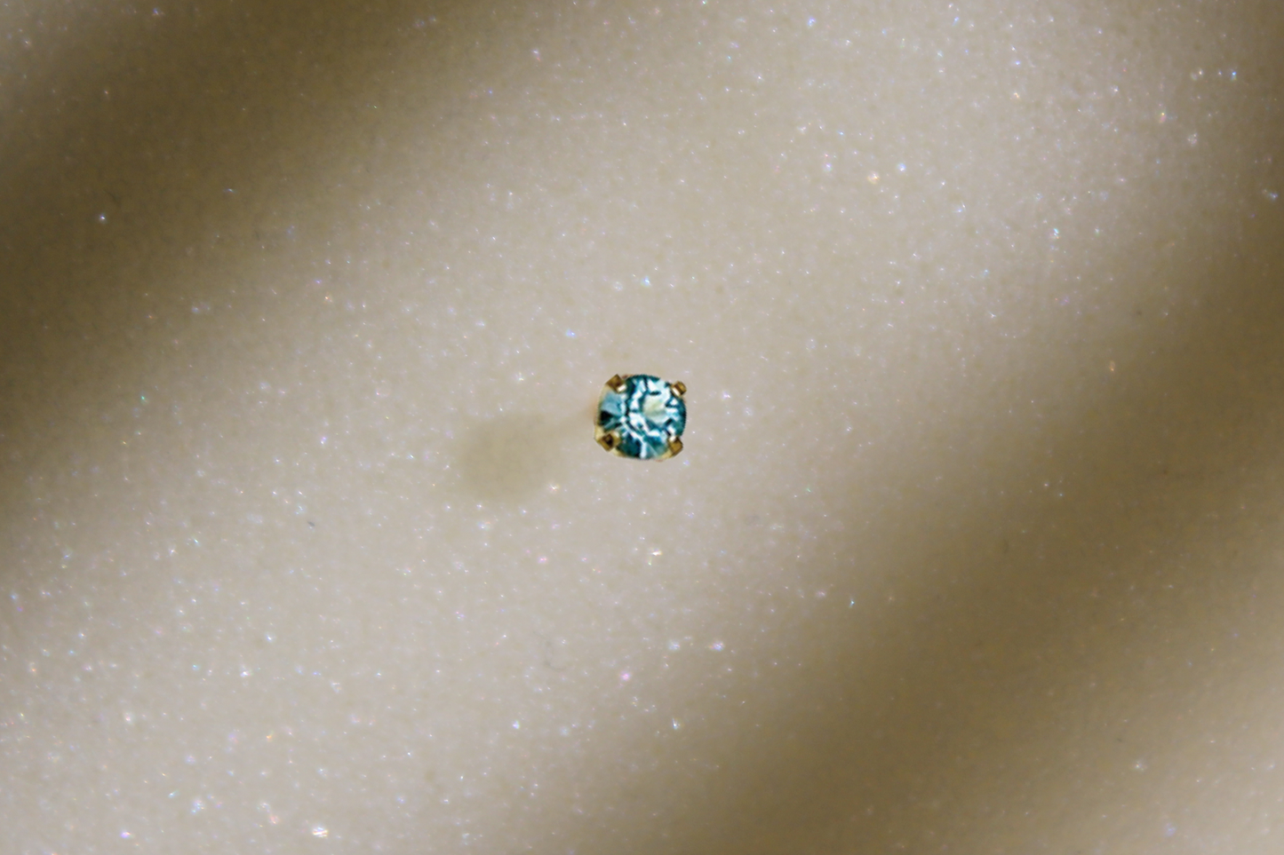 3mm Birthstone 24K Gold-Plated Earring Set