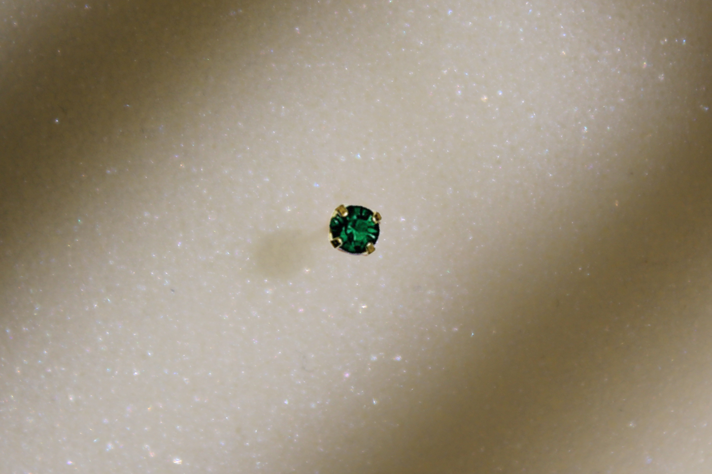 3mm Birthstone 24K Gold-Plated Earring Set