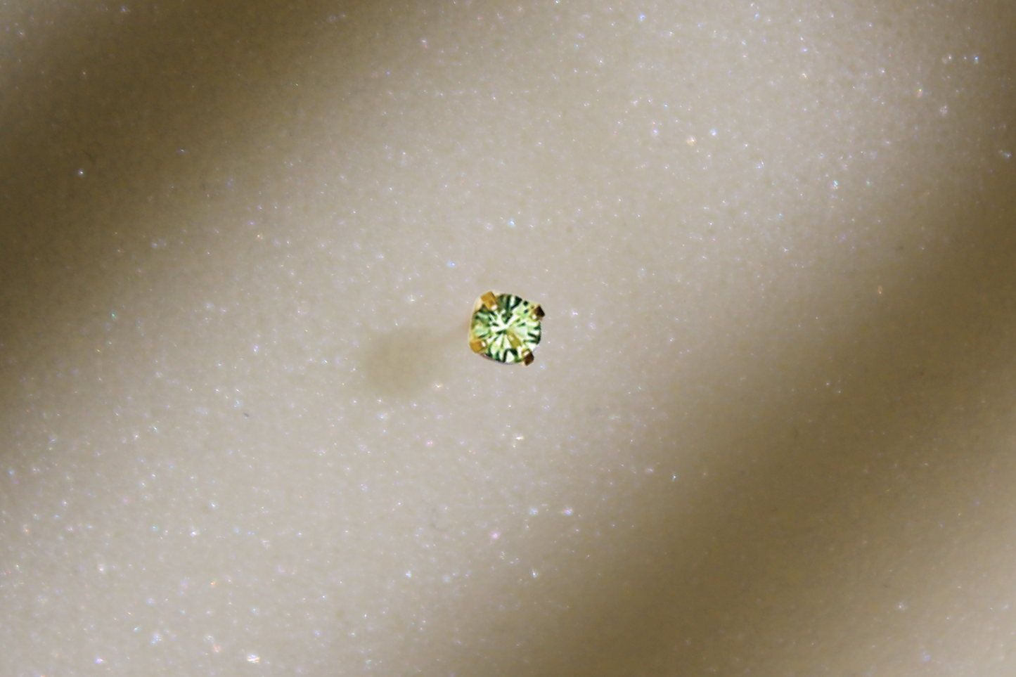 3mm Birthstone 24K Gold-Plated Earring Set