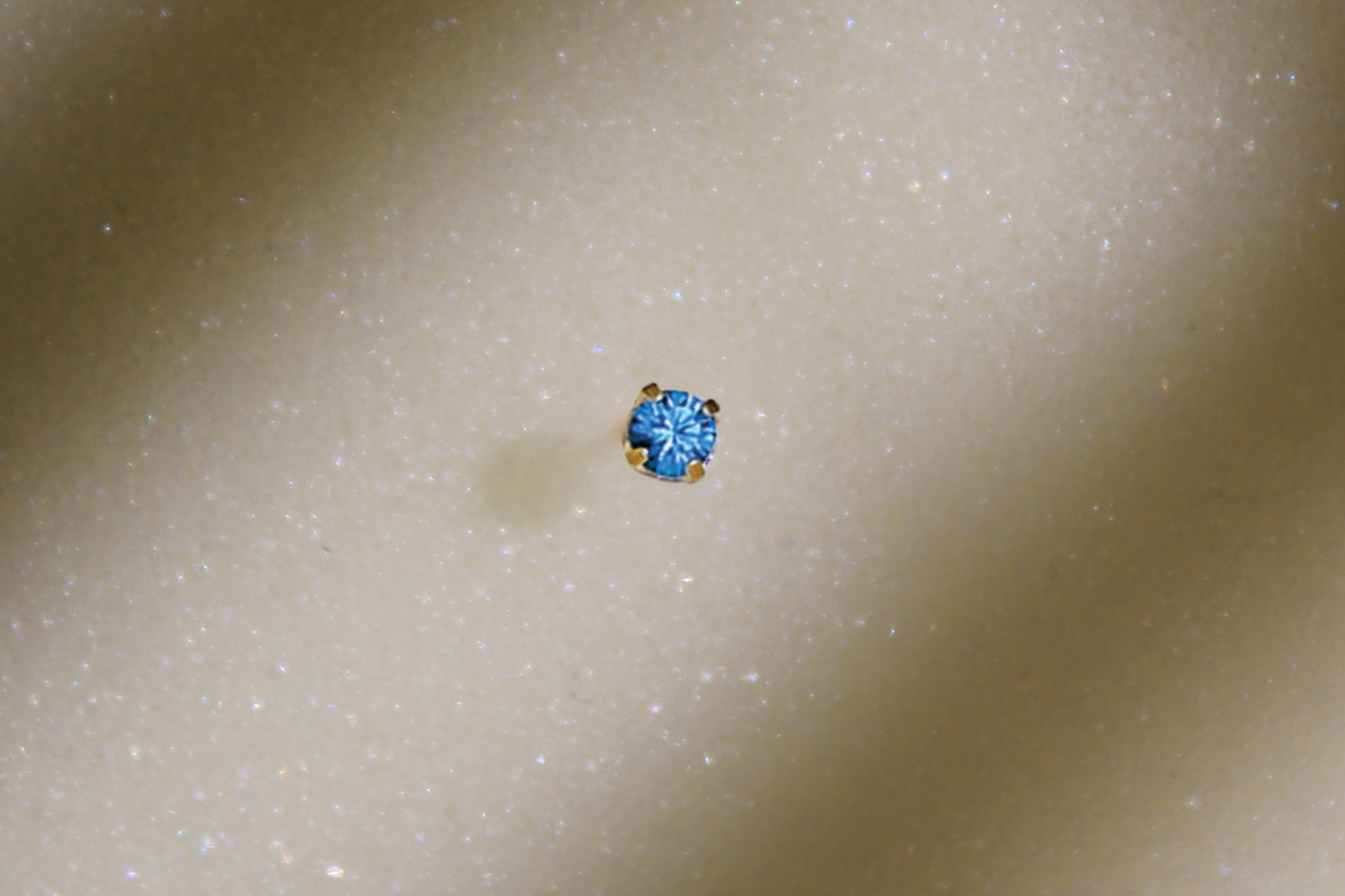 3mm Birthstone 24K Gold-Plated Earring Set