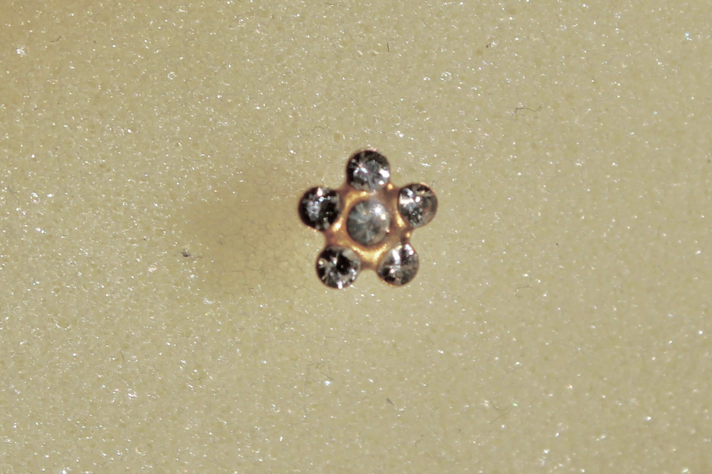 Crystal Daisy Flower 24K Gold-Plated Earring Set