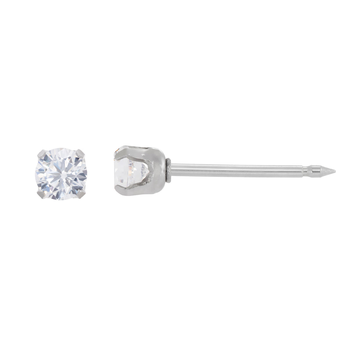 54C, 652C & 181C - Cubic Zirconia Stainless Steel Earring Set