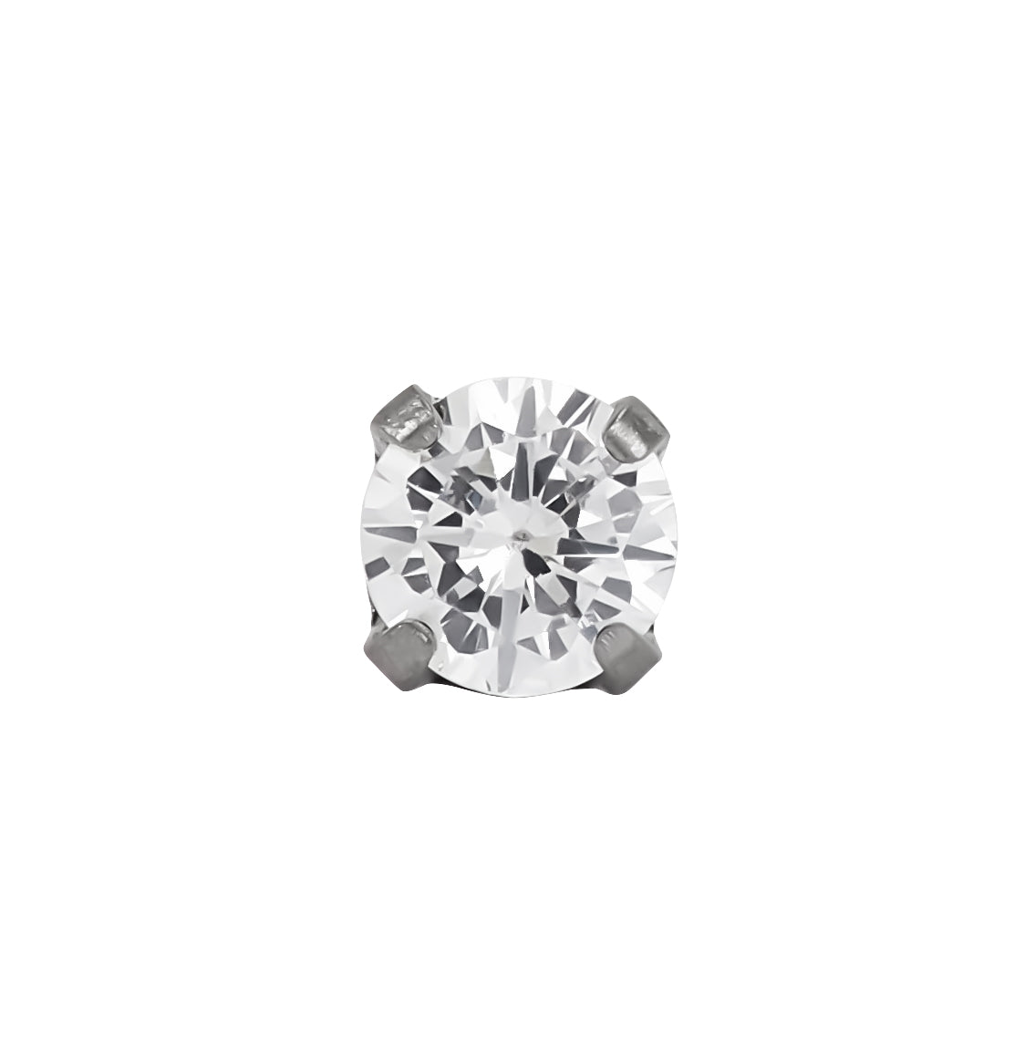 592C & 1136C - Cubic Zirconia Surgical Titanium Earring Set
