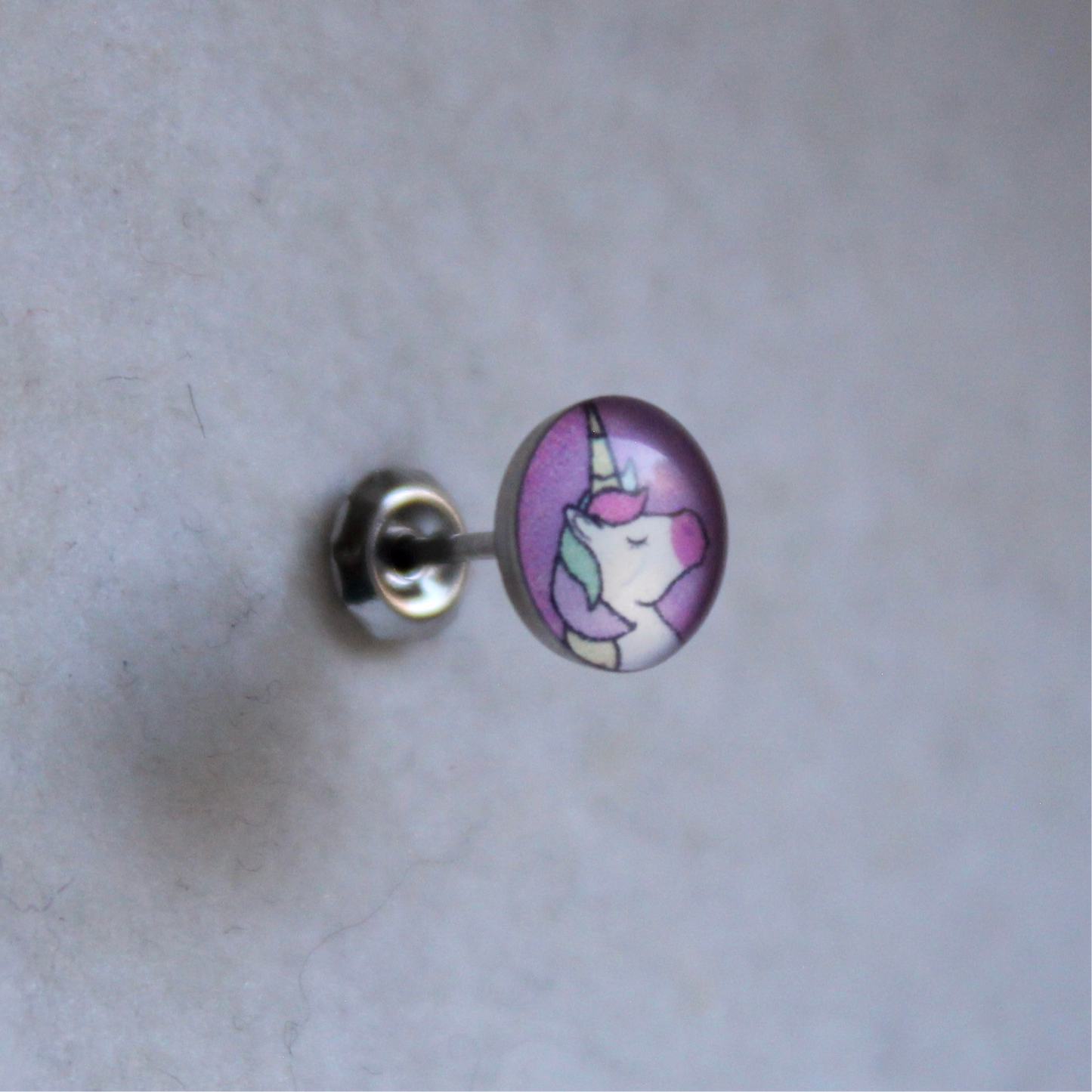 Unicorn Stainless Steel Earring Set