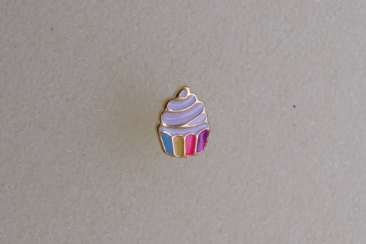 Cupcake 24K Gold-Plated Earring Set