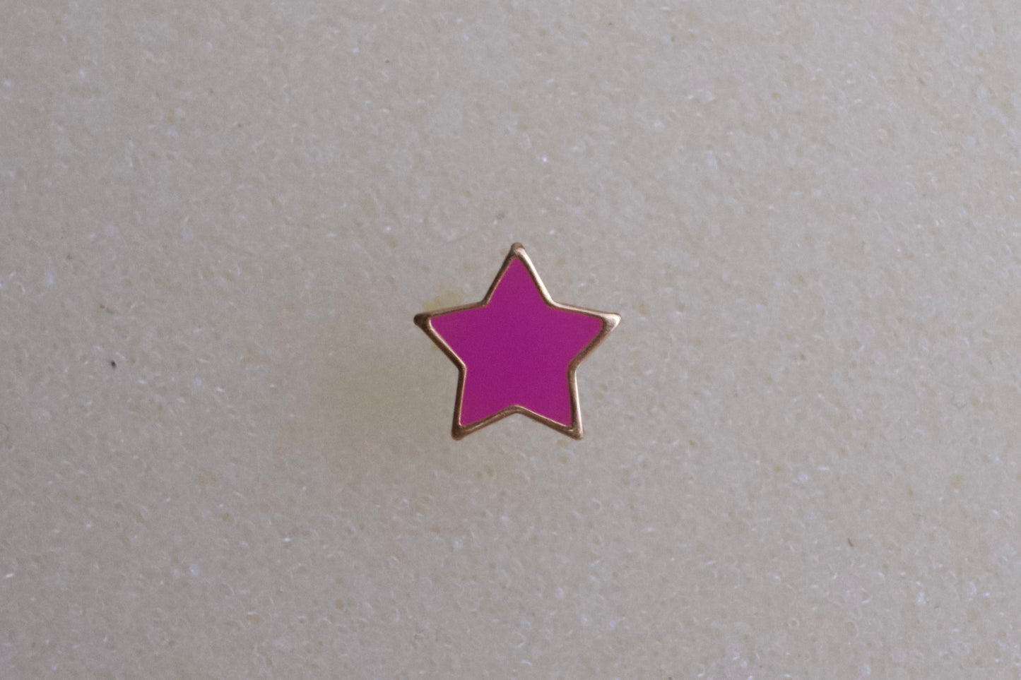 Pink Star 24K Gold-Plated Earring Set