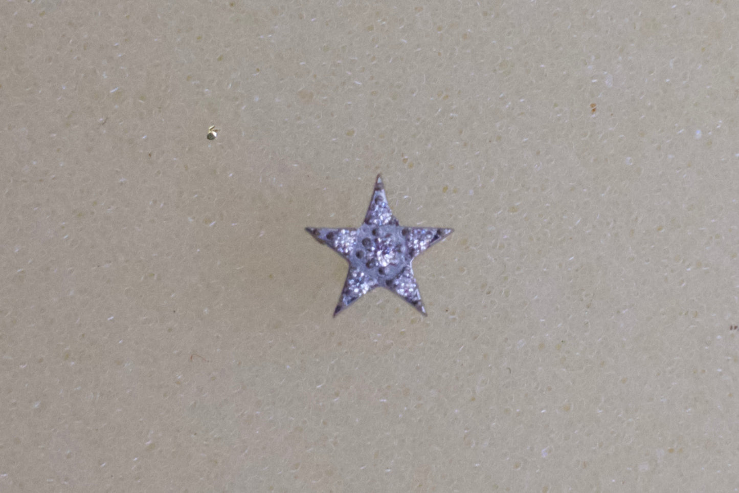 Cubic Zirconia Star Stainless Steel Earring Set