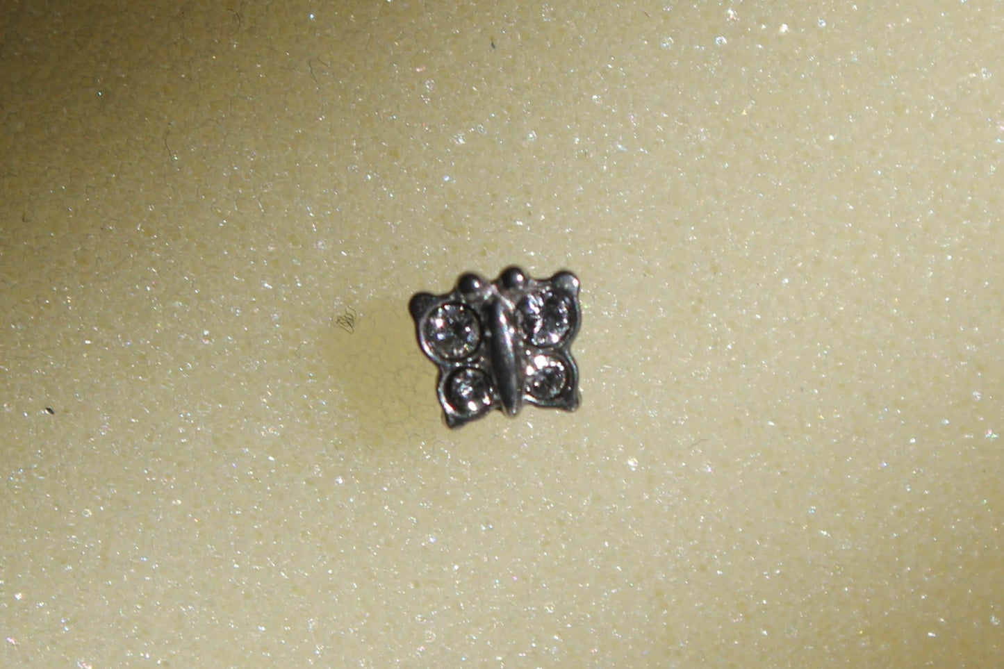 Crystal Butterfly Stainless Steel Earring Set