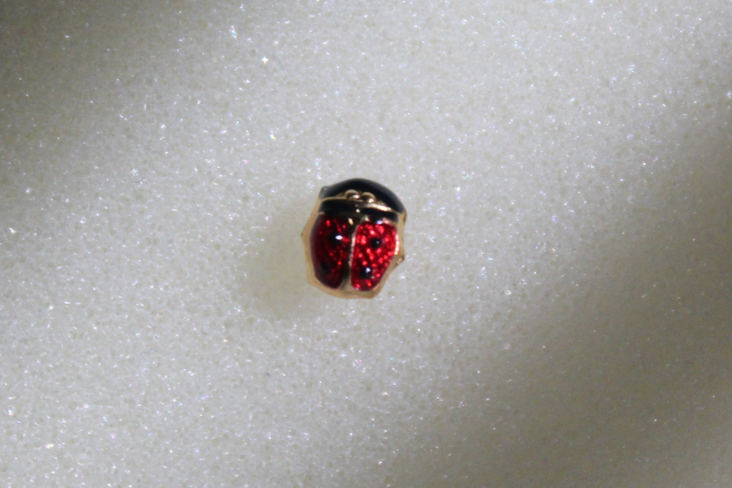 Lady Bug 24K Gold-Plated Earring Set